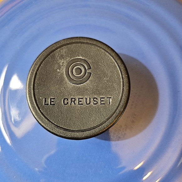 Le Creuset Replacement ONLY Blue Enamel over Steel Lid 10.75" - Picture 6 of 6